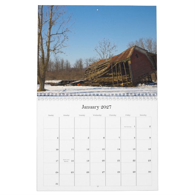 America's Barns 2009 calendar (Jan 2027)