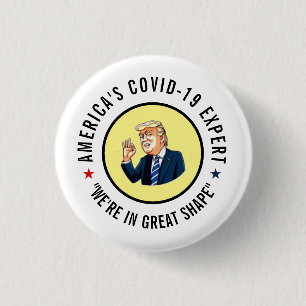America's Covid-19 expert 3 Cm Round Badge