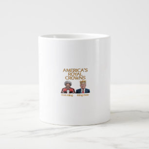 America's Crowns And Don Graphic Large Coffee Mug