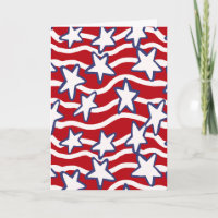 America's Flowing Stars and Stripes