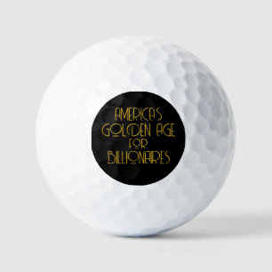 America's Golden Age for Billionaires Golf Balls