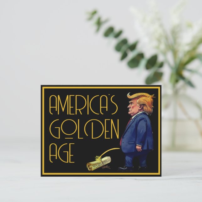 America's Golden Age Postcard (Standing Front)