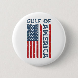 Americas Gulf - Gulf Of Usa America Funny Usa Amer 6 Cm Round Badge