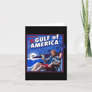 Americas Gulf Mexico Presdent Sombrero Summer Card