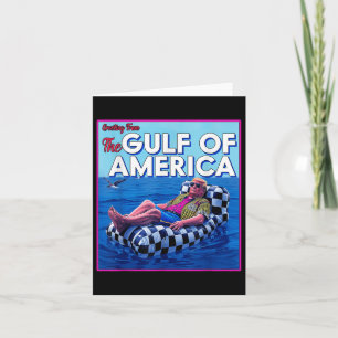 Americas Gulf Mexico Presdent Sombrero Summer Card