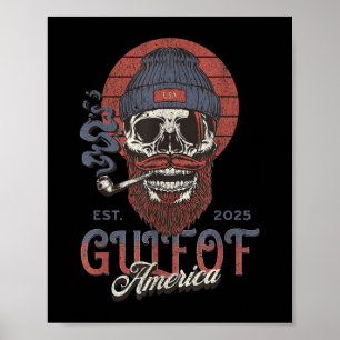 Americas Gulf Trump Mexico American President Trum Poster