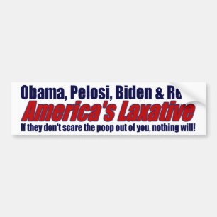 America's Laxative Bumper Sticker