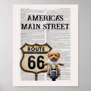 America's Main Street Route 66 Poster