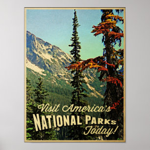 America's National Parks Poster