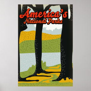 America's National Parks Poster