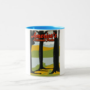 America's National Parks Two-Tone Coffee Mug