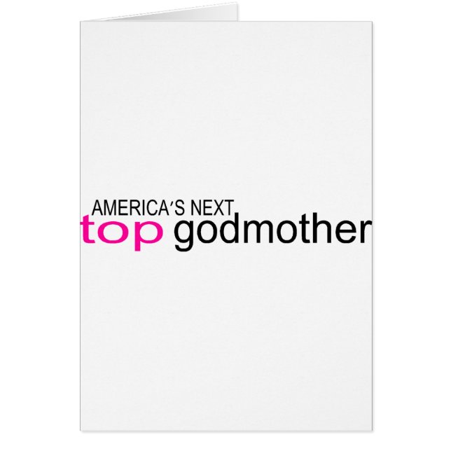 Americas Next Top Godmother (Front)