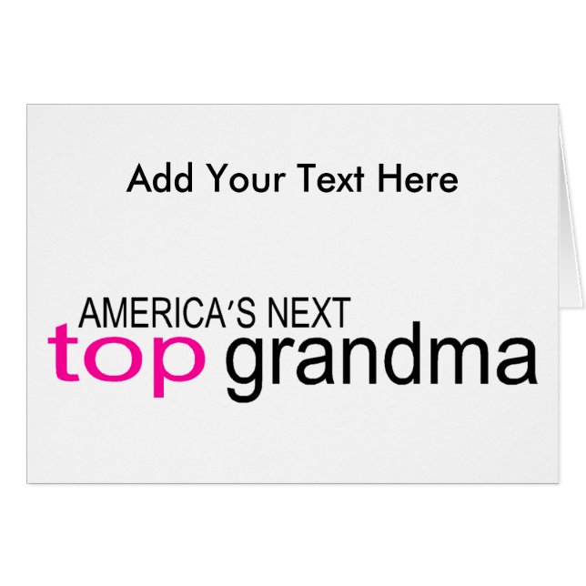 Americas Next Top Grandma (Front Horizontal)