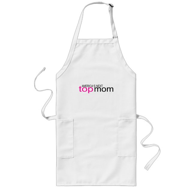 Americas Next Top Mum Long Apron (Front)