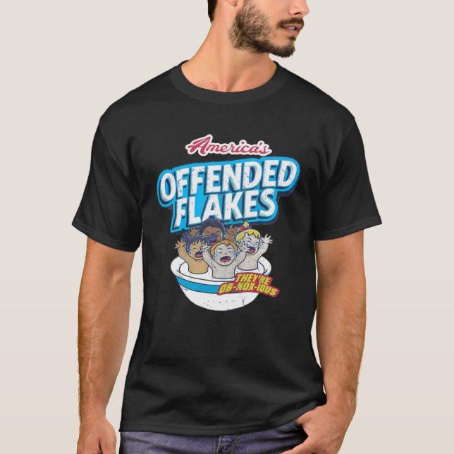America's Offended Flakes T-Shirt  (Front)