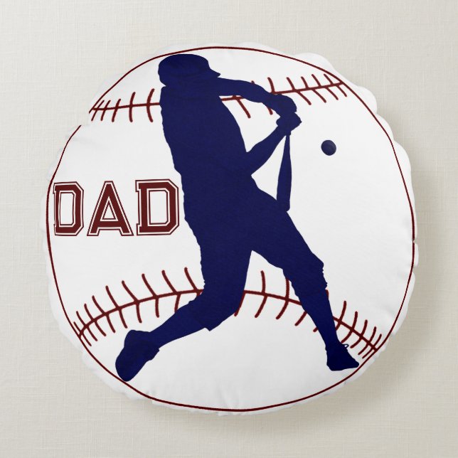 America's Pastime Round Cushion (Front)