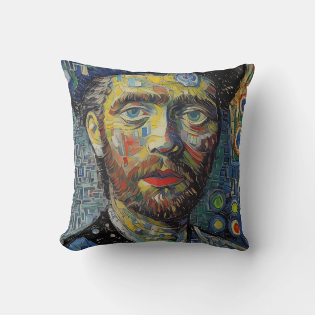 America's Portrait Painting Cushion (Front)