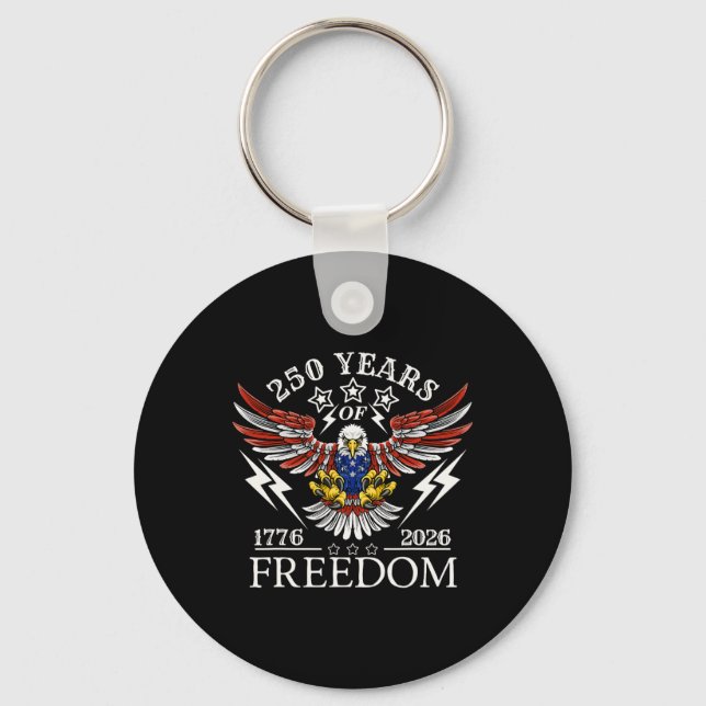 Americas Semi Quincentennial 250th Anniversary Com Key Ring (Front)