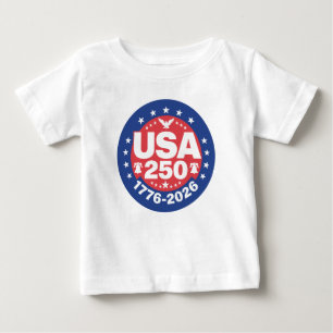 America's Semiquincentennial 1776-2026 USA 250 Baby T-Shirt