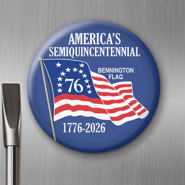 America's Semiquincentennial 1776-2026 USA 250 Magnet (USA 250 - Celebrate America - American Revolution 250 Magnet)