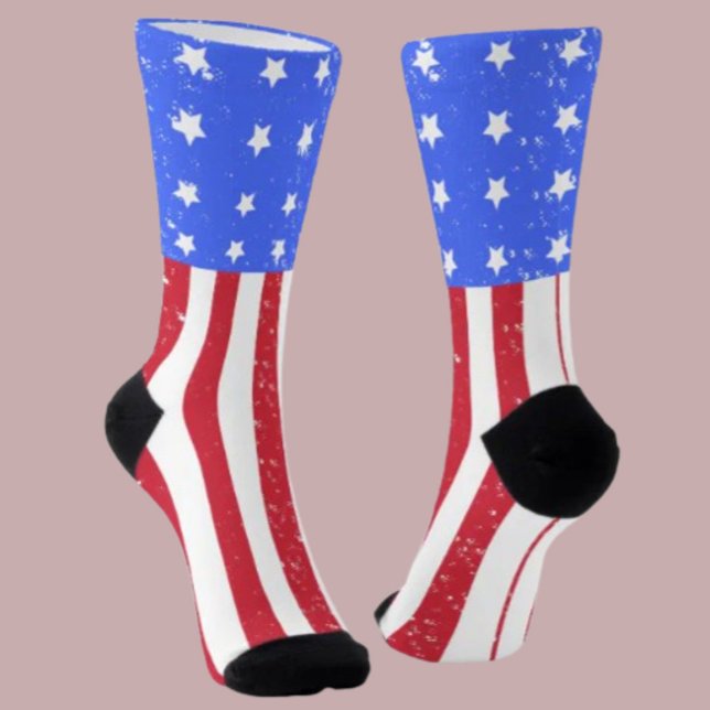 AmeriChic Drape Crew Socks (Creator Uploaded)