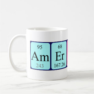 Americo periodic table name mug