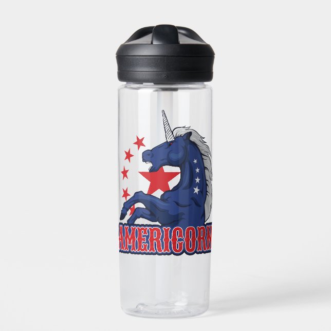 Americorn 4th of July Water Bottle (Front)