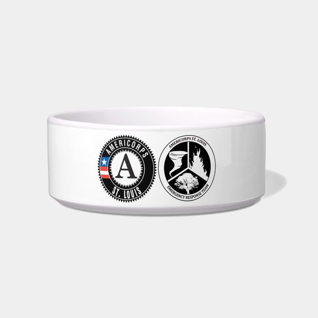 AmeriCorps St. Louis ERT Dog Bowl (Front)