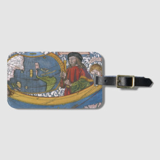 Amerigo Vespucci Explorer on a Map of the Americas Luggage Tag