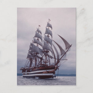 Amerigo Vespucci", Italy Postcard