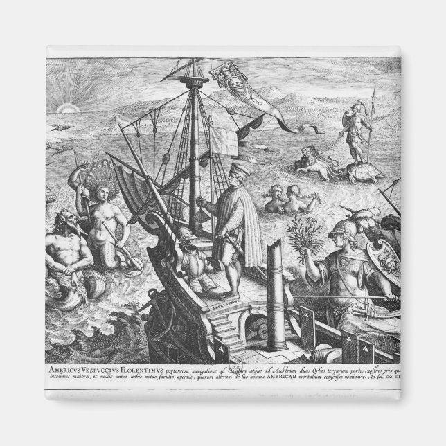Amerigo Vespucci Magnet (Front)