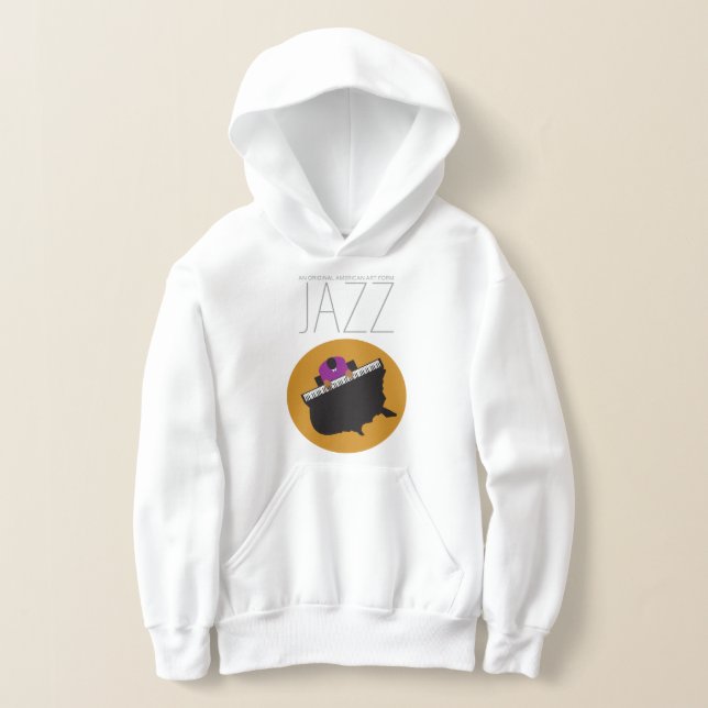 AmeriJazz Kids' Pullover Hoodie (Laydown)