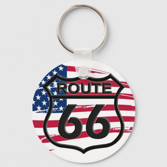 Amerikas Route 66 Key Ring (Front)