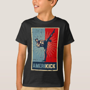 Amerikick America Kickboxing 4th Of July Awesome U T-Shirt