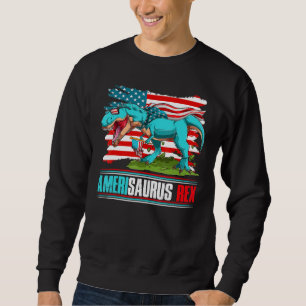 Amerisaurus Rex Independence Day USA Party US Patr Sweatshirt
