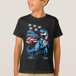 Amerisaurus T-rex Patriotic Boys Girl 4th Of July  T-Shirt