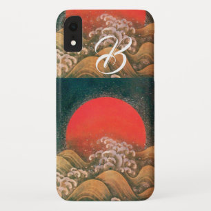AMETERASU , SUN GODDESS red brown black Case-Mate iPhone Case