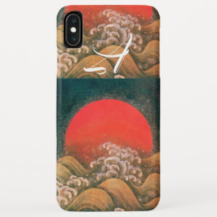 AMETERASU , SUN GODDESS red brown black Case-Mate iPhone Case
