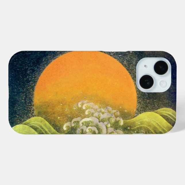 AMETERASU , SUN GODDESS yellow green black Case-Mate iPhone Case (Back (Horizontal))