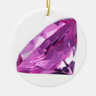 Amethyst 01, February, Birthstone Ceramic Tree Decoration