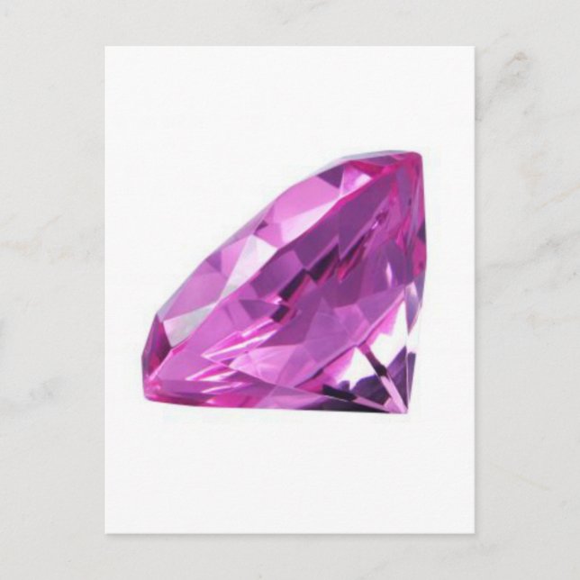 Amethyst 01, February, Birthstone Postcard (Front)