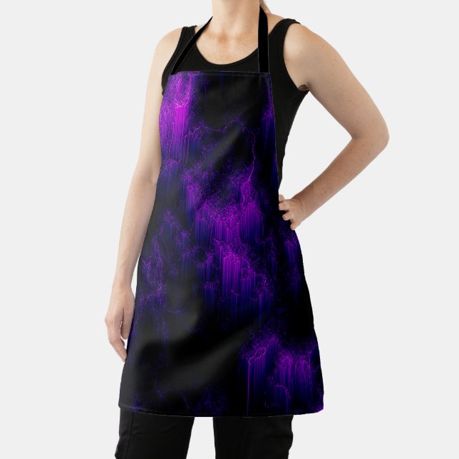 Amethyst Abstract Apron (Insitu)