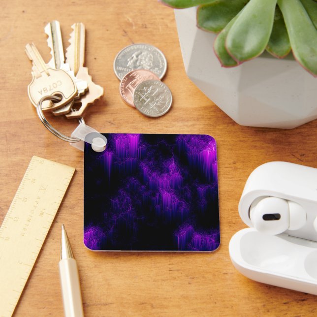Amethyst Abstract Key Ring (Desk)