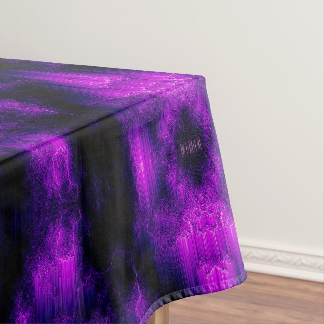 Amethyst Abstract Tablecloth (In Situ)