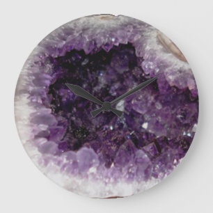 AMETHYST acrylic wall clock   m3galleryStudio