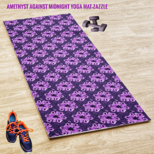 Amethyst Against Midnight  Yoga Mat