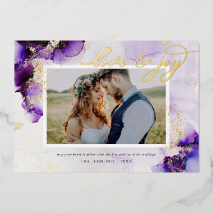 Amethyst and Gold Glam 2 Photo