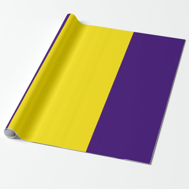 Amethyst and Gold Sea Thieves Giftwrap Wrapping Paper (Unrolled)