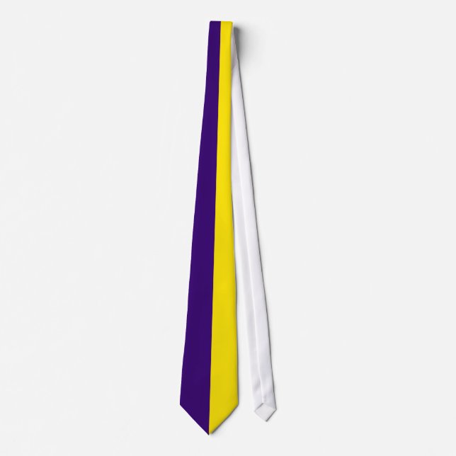 Amethyst and Gold Sea Tie (Front)