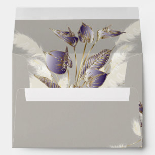 Amethyst Anthurium Pampas Grass Envelope